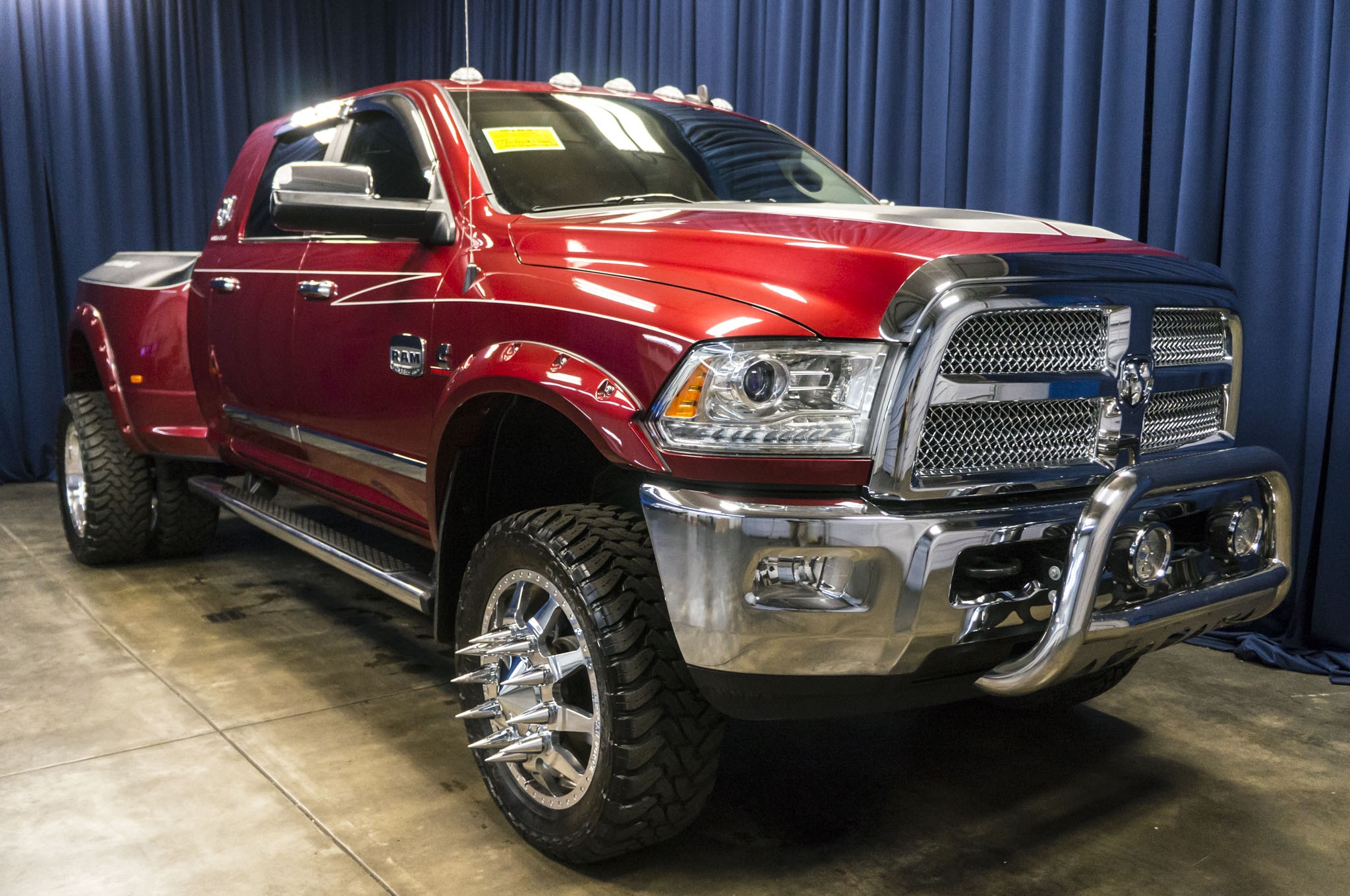 lifted-2014-ram-3500-longhorn-limited-dually-diesel-custom