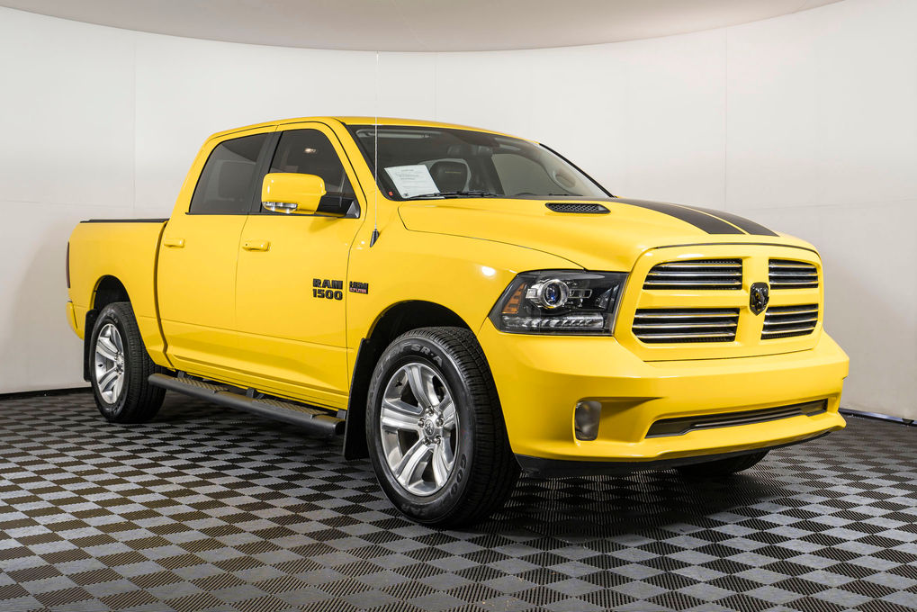 Used 2016 Dodge Ram 1500 Stinger Yellow Sport 4x4 Truck For Sale